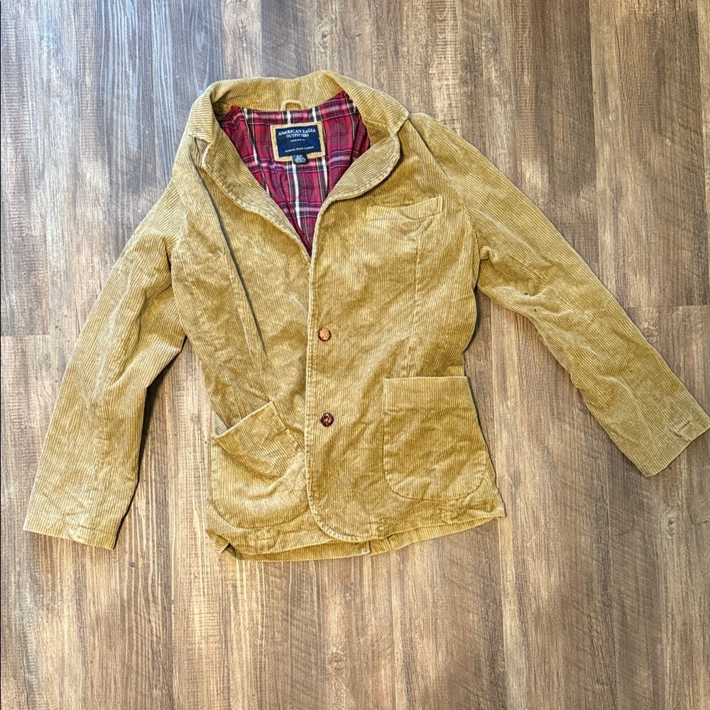 American Eagle Corduroy Beige Jacket